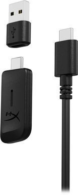 Гарнітура ігрова HyperX Cloud III, WL/USB-A/USB-C, чорний (77Z45AA) [107368]