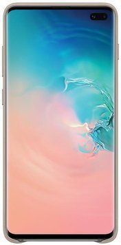 Чохол-накладка Samsung Leather Cover для Samsung Galaxy S10+ SM-G975 Gray (EF-VG975LJEGRU) [600897]