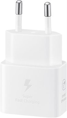Мережевий зарядний пристрій Samsung 25W Type-C White (EP-T2510NWEGEU) [603535]