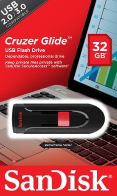 Флеш-пам'ять (накопичувач USB) USB2 32GB SANDISK (SDCZ60-032G-B35) [501297]