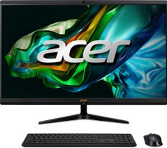 Acer Персональний комп'ютер моноблок Aspire C24-1800 23.8" FHD, Intel i5-1335U, 16GB, F1TB, UMA, WiFi, кл+м, без ОС, чорний