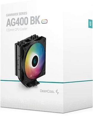 Кулер процесорний DeepCool AG400 BK ARGB (R-AG400-BKANMC-G-2) [608887]