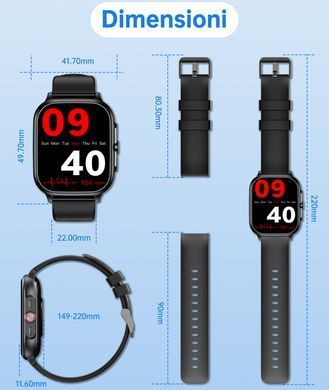 Годинник Oukitel V7 Pro Black (6941749851079) [404651]