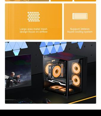 Корпус для ПК GAMEMAX (Infinity Mini Black) [303348]
