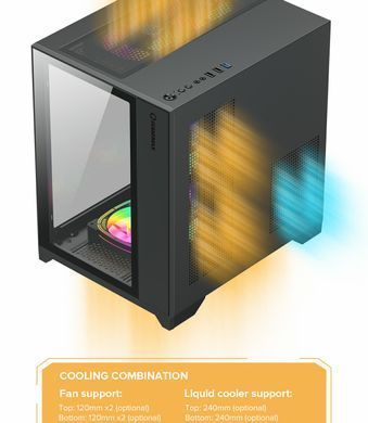 Корпус для ПК GAMEMAX (Infinity Mini Black) [303348]