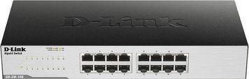Комутатор D-Link 16xGE, Desktop, Некерований (GO-SW-16G) [105129]