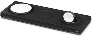 Зарядний пристрій бездротовий Belkin 3в1 MagSafe PRO iPhone/Watch/AirPods, чорний (WIZ016VFBK) [108364]