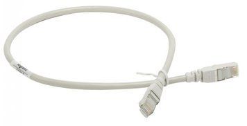 Патч-корд Legrand CAT 5e F-UTP, 0.5м, AWG 26, PVC, сірий (051814) [109886]