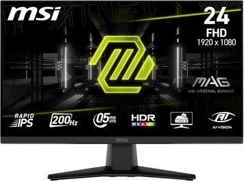 Монітор MSI 23.8" MAG 242F HDMI, DP, Audio, IPS, 200Hz, 0.5ms, sRGB 115%, FreeSync (9S6-3BC51T-001) [111737]