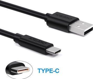 Кабель Choetech USB - USB Type-C (M/M), 2 м, Black (AC0003) [604001]