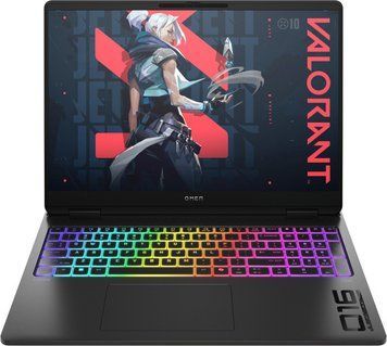 Ноутбук HP OMEN MAX 16-ak0010ua 16" 2.5K IPS, 500n/Ryzen AI 9 HX 375 (5.1)/32Gb/SSD1Tb/RTX5070,8G/DOS/Чорний (C9RZ5EA) [404162]