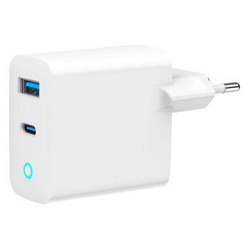 Мережевий зарядний пристрій Gembird (1USBх3A + 1USB-Cх3A) White (TA-UC-PDQC30L-W-01) [603349]