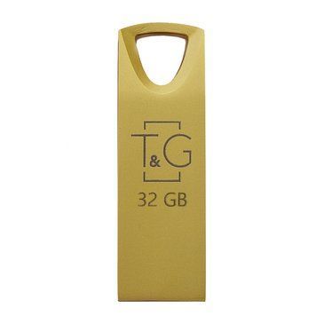 Флеш-накопичувач USB 32GB T&G 117 Metal Series Gold (TG117GD-32G) [607182]