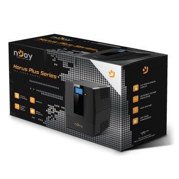 Джерело безперебійного живлення NJOY Horus Plus 2000 (PWUP-LI200H1-AZ01B) Lin.int., AVR, 4 x евро, USB, LCD, пластик (Horus Plus 2000 USB) [610749]