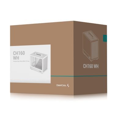 Корпус DeepCool CH160 White без БЖ (R-CH160-WHNGI0-G-1) [608705]
