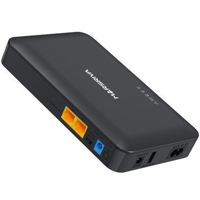 ДБЖ Marsriva DC UPS для роутерів KP2Plus 240VAC 2xDC+PoE24V1A+USB OUT, 2x5V/9V/12V1.5A 18W 16000mAh (KP2Plus_MARSRIVA) [402202]