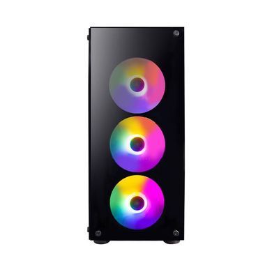 Корпус 1stPlayer Black без БЖ (V3-B-4F1) [608678]
