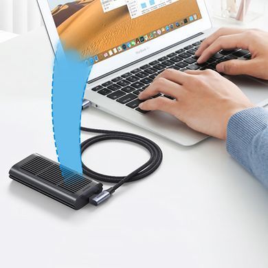Кабель USB 2.0 AM-Type-C M, 1 м, 60W Чорний, 90&deg;Angle US385 UGREEN (20299) [404053]