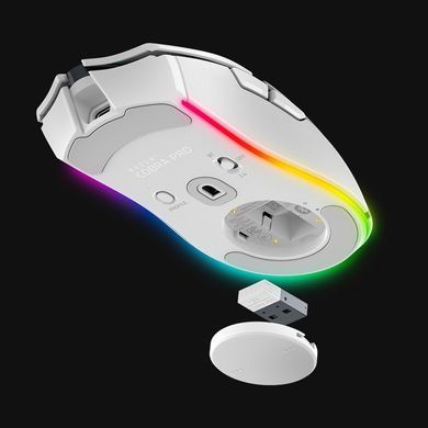 Миша Razer Cobra Pro, RGB, USB-A/WL/BT, білий (RZ01-04660200-R3G1) [104164]
