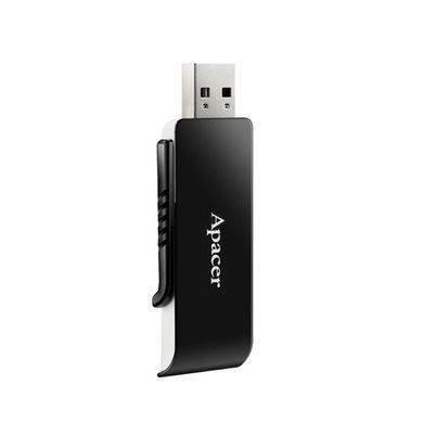 Флеш-накопичувач USB3.2 64GB Apacer AH350 Black (AP64GAH350B-1) [607237]