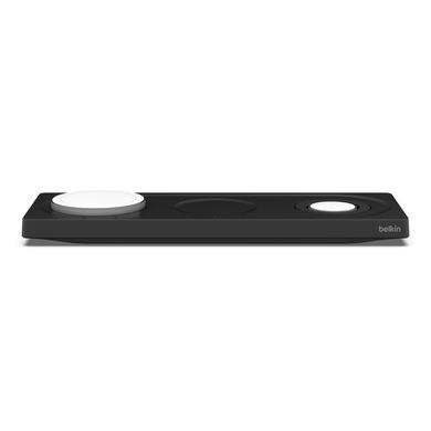 Зарядний пристрій бездротовий Belkin 3в1 MagSafe PRO iPhone/Watch/AirPods, чорний (WIZ016VFBK) [108364]