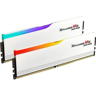 Модуль пам`ятi DDR5 2x16GB/6000 G.Skill Ripjaws M5 Neo RGB White (F5-6000J3636F16GX2-RM5NRW) [613488]