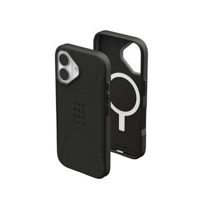 Чохол UAG для iPhone 17, Civilian MagSafe, Black (114547114040) [111049]