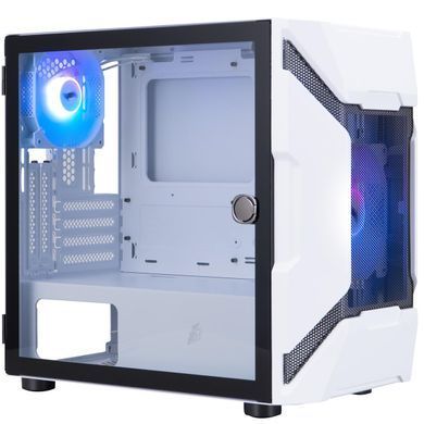 Корпус 1stPlayer White без БЖ (D3-A-WH-1F7-14-W-1F7-W) [608780]