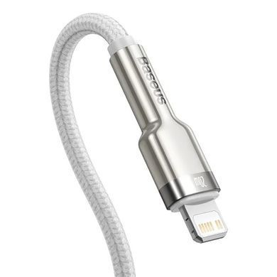 Кабель Baseus Cafule Series Metal Data Cable Type-C to iP PD 20W 1m White (CATLJK-A02) [802541]