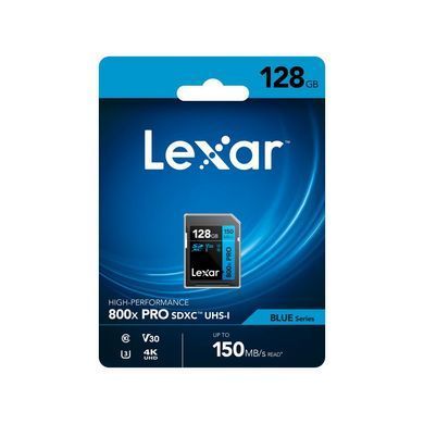 Карта пам&rsquo;яті SDXC LEXAR 128GB UHS-I (LSD0800P128G-BNNNG) [501197]