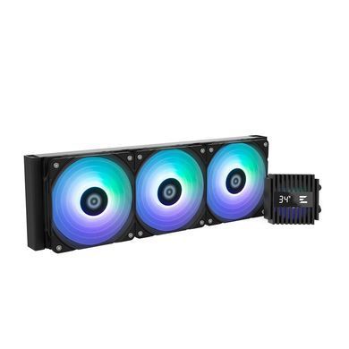 Система рідинного оxолодження Zalman Alpha 2 A36 ARGB, LGA1700, 1200, 115x, AM5, AM4, TDP 360W, чорний (ALPHA2A36BLACK) [109665]