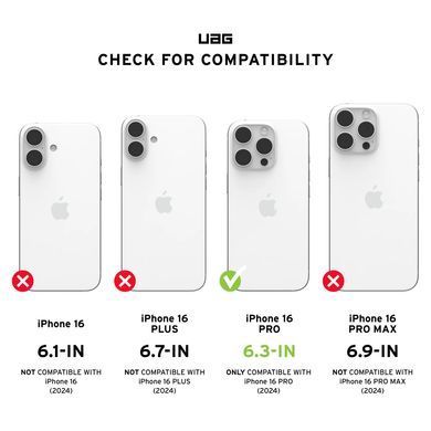 Чохол UAG для iPhone 16 Pro, Pathfinder Magsafe, Black (114468114040) [110512]