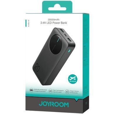 УМБ Joyroom 20000mAh 12W 2xUSB-A, USB-C In/Out Black (JR-PBF14) [404539]
