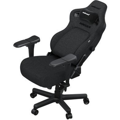 Крісло для геймерів Anda Seat Kaiser 4 Size L Dark Grey Fabric (AD12YDDC-L-20-GB-CF) [620434]