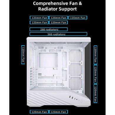 Корпус Lian Li Vector V100R White без БЖ (G99.V100RW.01) [616063]