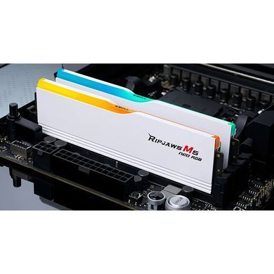 Модуль пам`ятi DDR5 2x16GB/6000 G.Skill Ripjaws M5 Neo RGB White (F5-6000J3636F16GX2-RM5NRW) [613488]