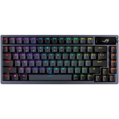 ASUS Клавіатура ROG Azoth RGB 81key NX RD USB/WL/BT EN Black (90MP0316-BKUA01)