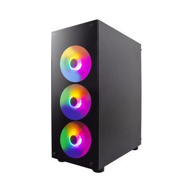 Корпус 1stPlayer Black без БЖ (V3-B-4F1) [608678]