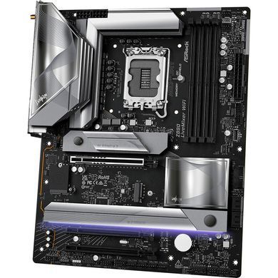 Материнська плата AsRock (1851/Z890, 4*DDR5, 2*PCIex16, HDMI/TB4, 4xSATA, 4xM.2, 2.5Glan, 7.1ch (Z890 LIVEMIXER WIFI) [402694]