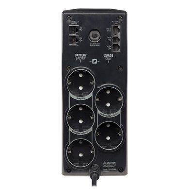 Джерело безперебійного живлення APC Back-UPS Pro 900VA/540W, RJ45, USB, 3+3 Schuko (BR900G-GR) [114777]