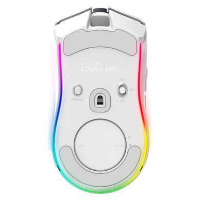 Миша Razer Cobra Pro, RGB, USB-A/WL/BT, білий (RZ01-04660200-R3G1) [104164]