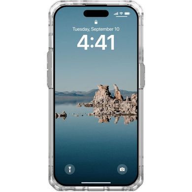 Чохол-накладка Urban Armor Gear Plyo Magsafe для Apple iPhone 15 Pro Ice/White (114286114341) [602156]