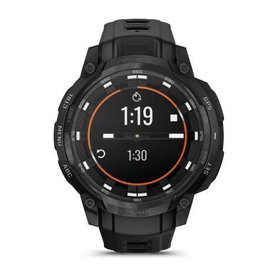 Смарт-годинник Garmin Instinct Crossover AMOLED Tactical Black with Black Silicone (010-03398-42) [619689]