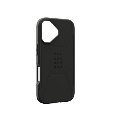 Чохол UAG для iPhone 17, Civilian MagSafe, Black (114547114040) [111049]