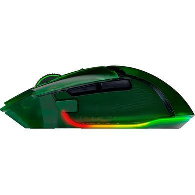 Миша Razer Basilisk V3 Pro 35K, RGB, USB-A/WL/BT, Phantom Green Ed. (RZ01-05240300-R3G1) [113225]