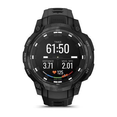 Смарт-годинник Garmin Instinct Crossover AMOLED Tactical Black with Black Silicone (010-03398-42) [619689]