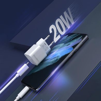 Мережевий зарядний пристрій Choetech (1USBх3A) White (PD5010-EU) [603189]