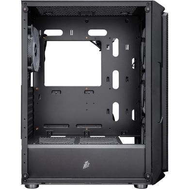 Корпус 1stPlayer Black без БЖ (XF-BK-4F7) [608769]