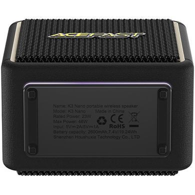 Акустична система Acefast K3 Nano Black (6974316285229) [404786]