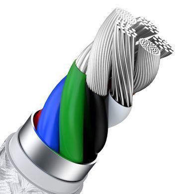 Кабель Baseus Cafule Series Metal Data Cable Type-C to iP PD 20W 1m White (CATLJK-A02) [802541]